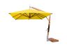 10 Yellow Square Side Wind Cantilever Umbrella