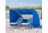Commercial Grade Beach Cabana with 2 chaise lounges
