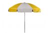 Yellow and White Vinyl Umbrella